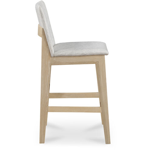 Deco 38.9 inch Grey Counter Stool